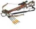SA Sports Crusader Recurve Crossbow Package W/Multi-Reticle 4X Scope 225# Camo