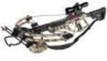 Split limb crossbow features a machined aluminum rail and riser, steel barrel limb bolt mounting system and an adjustable AR style stock for a custom fit. Speed: 370 fps, Draw Weight: 185 lbs, Kinetic...