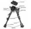 X-Aegis 2 in 1 Rifle Bipod 6 Inch to 9 Spring Return