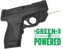 Crimson Trace Laserguard S&W Shield Green Front Activation | Lg-489G