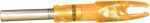 Lighted nock That Is Activated By The Force applied To It Upon The Release Of The Arrow And deActivated By slightly pullIng It Back as To Break The Contact. Designed To Aid In watchIng Your Arrow Flig...