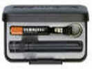 Mag Solitaire 1-Cell AAA Flashlight Black - Presentation Box Includes Key Lead & Battery High-intensity Light Beam - Twi