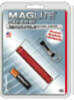 Mag Solitaire 1-Cell AAA Flashlight Red - Hang Pack Includes Key Lead & Battery High-intensity Light Beam - Twist Focus,