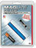 Mag Solitaire 1-Cell AAA Flashlight Blue - Hang Pack Includes Key Lead & Battery High-intensity Light Beam - Twist Focus