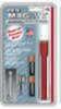 Mini Maglite 2-Cell AAA Flashlight Red - Hang Pack Includes Pocket Clip & Batteries High-intensity Light Beam - 1/2 Turn