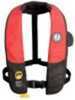 Mustang PFD Auto Hydrostatic Deluxe Red/Black Adult W/Hit Md#: Md3183-123