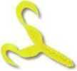 Mister Twister Double Tail 4In 10Pk Chartreuse Silver Flake Md#: DT10-10S