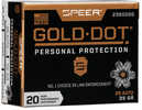 Link to 25 Auto 35 Grain Gold Dot Hollow Point 20 Rounds By CCI ITEM DESCRIPTION SpeerÂ® Gold DotÂ® Ammunition continues dominating the law enforcement community. Its proven reliability for tough jobs has made it the #1 duty ammunition on the market today. Specifications and Features: Muzzle Velocity 900 fps