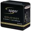 6.5mm .264 Diameter 140 Grain Speer Gold Dot Rifle Bullets 50 Count Product Overview  now offers the Speer 6.5mm .264 Diameter 140 Grain Speer Gold Dot Rifle Bullets in a convenient 50 count. The .264...