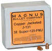 Magnus 38 Super .356 Diameter 125 Grain Full Metal Jacket 250 Count