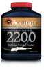 Accurate 2200 Smokeless Powder (1 Lb) by WESTERN & ACCURATE POWDERAccurate 2200 has been reintroduced to fill the increasing demand for a high performance small caliber propellant.17 and 19 and 20 cal...