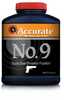 Accurate No. 9 Smokeless Powder (1 Lb) by WESTERN & ACCURATE POWDERAccurate No. 9 is a double-base and spherical powder that is ideal for high power loads in traditional magnums such as the 357 Mag an...