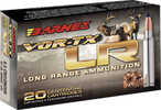 BARNES VOR-TX LR PREMIUM HUNTING AMMUNITION. THE WORLD'S FIRST HUNTING LOAD OPTIMIZED FOR ONE-SHOT KILLS OUT TO 700 YARDS AND BEYOND*. VOR-TX LR is an extreme-distance load combining super-premium com...