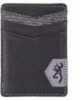 Browning Wallet Black Leather Front Pocket Model: 1B222615