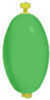 Oval Weighted Foam Snap Float 2 1/2In Green 50bg