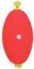 Oval Weighted Rattle Snap Float 2 1/2In Red 50bg