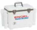 Engel  Cooler/Dry Box with Rod Holders, a unique cooler with fishing rod attachments that holds your rods so you don’t have to…see for more details.