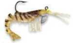 Egret Vudu Shrimp 3In 2Pk Clear Gold Flk Blk Str Model: E-VS35-14-46