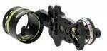 Constructed from 100 percent machined aluminum and features a 2" sight housing with exclusive mechanical rheostat feature that adjusts the pin brightness in a matter of seconds and houses a green sigh...