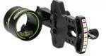 Constructed from 100 percent machined aluminum and features a 2" sight housing with exclusive mechanical rheostat feature that adjusts the pin brightness in a matter of seconds and houses a green sigh...
