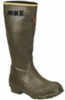 Lacrosse Burly Rubber Boots OD-Green 18In Foam Insulated Size 7