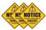 Let Curious Passersby Know That theyre Being Monitored With This 3-Pack Of posted Warning Signs featuring The Moultrie Logo. A Simple Yet Effective Way To Add a Layer Of Security, These Bold, Bright-Y...