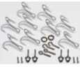 L&S Mirrodine Hook Kit Replacement Hooks/Splt Rings