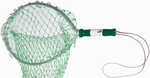 Feature Knotted Poly Netting, Molded Grip And Elastic Cord.Bow: 9-1/2” X 12”. Handle: 6” Green. Green Net: 16” Deep.