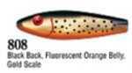 L&S Mirrolure Spotted Trout 1/2Oz 3 3/8In Black Bk/Orange&Gold
