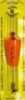 Back Bay Thunder Weighted Float 2 1/2In Cone Popper Orange 1Pk