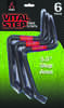 Primal Vital Step 6-Pack Self Tapping. Tapered, self-tapping threaded point for easy installation. 300 lb. weight capacity.