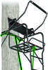 The Single Vantage Xtra Wide 22' Deluxe Ladderstand features patented Back Bone Stabilizer Truss System for enhanced ladder strength and stability, Features patented Grip Jaw System for maximum sure g...