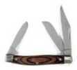 Ruko Knife 3 Blade Pakkawood Stockman Fol
