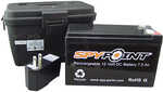 Spypoint Battery Kit 12V Rechargeable. Spypoint 12V Battery Charging Kit allows users to recharge batteries on the go. This Spypoint accessory features a water resistent ABS case and 12ft outdoor powe...