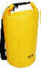Waterproof 20 Liter Dry Tube Bag Yellow - 100 Percent (Class 3) With Electronically Welded Seams Can Handle