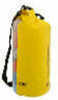 Waterproof 20 Liter Dry Tube Bag Yellow W/Window - 100 Percent (Class 3) W/Electronically Welded Seams Can