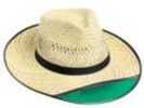 OC Beach Bum Straw Hat W/Grn Visor