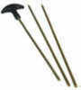 Outers One-Piece Brass Cleaning Rod .38-.45 Cal/9mm Pistol - 7" Easy Grip Handle High Quality Rods Allow For