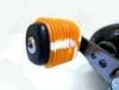 Reel Grip Handle Knob 2Pk Metallic Orange/White Md#: 1158