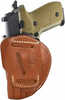 1791 4 Way Holster Leather Belt Right Hand Classic Brown Fits Glock 26 27 33 & Springfield XDS/XDE/XD9/XD40 Size