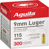 AGUILA 9MM 115GR FMJ 300BX BULK PK