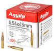 AGUILA 5.56 55GR FMJ 300/BX BULK PK