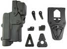 Model: Rapid Force Hand: Right Hand Fit: Fits Glock 19 with Light Type: Duty Holster Manufacturer: Rapid Force Model: Rapid Force Mfg Number: R3-M-0057-BK-RH-LL-A0-