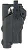 Rapid Force Duty Holster Outside The Waistband Level 3 Retention Fits Glock 17/22/31 With Light And