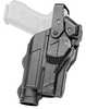 Model: Duty Holster Hand: Right Hand Fit: Glock 17 with Light Manufacturer: Rapid Force Model: Duty Holster Mfg Number: RFS-0601-R-MB-48-D