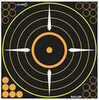 Allen 15222 EZ Aim Self-Adhesive Black/Orange/White/Yellow Bullseye 12" X 12" 5 Pack