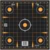 Allen EZ AIM Adhesive Sight-In Grid 12" Square 10 Pack Black/Orange 1531410