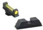 Ameriglo Fiber Optic Sights For Glock 17 19 22 23 24 26 27 33 34 35 37 38 39 Amber Md: GFT-115