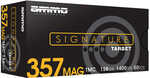 Ammo Inc Signature Target 357 Magnum 158 Grain Total Metal Coating Bullet 50 Round Box 357158TMC-A50