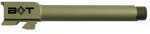 Caliber: 9MM Barrel Type: Threaded Finish/Color: OD Green Fit: Fits Glock 17 Type: Barrel Manufacturer: Backup Tactical